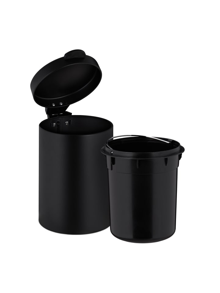 relaxdays Kosmetikeimer in Schwarz - 5 Liter günstig kaufen onesize