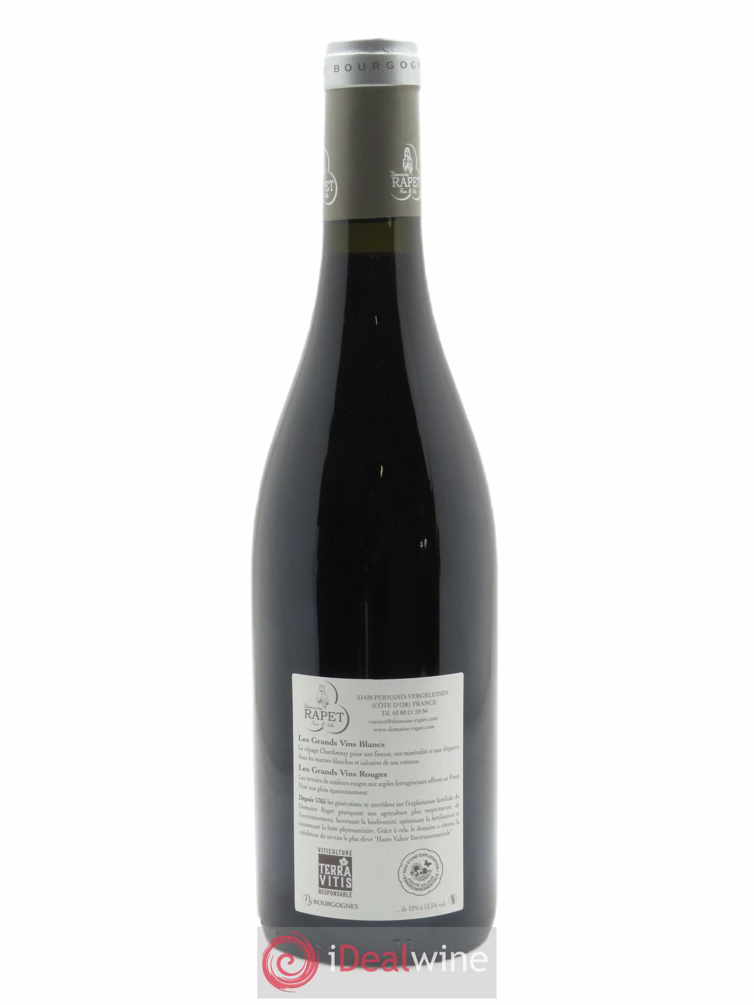 Beaune 1er Cru Bressandes Rapet Père & Fils  2020 - Lot de 1 Bouteille