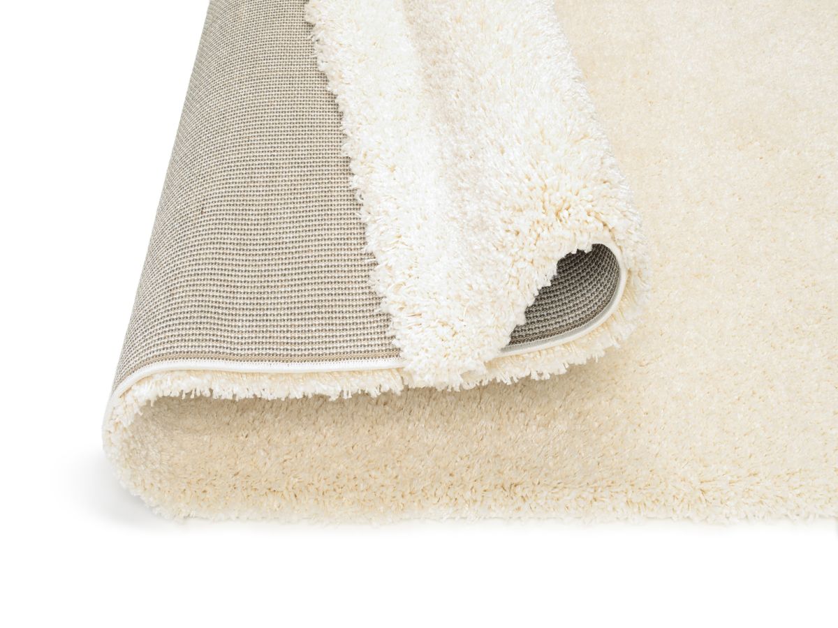 Hochflorteppich Sumo Creme 65 x 130 cm