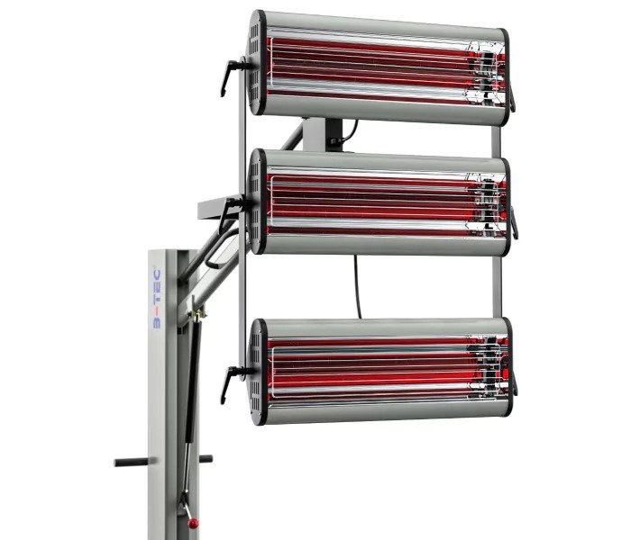 B-Tec 7300150 IR-X3 Suszarka na podczerwień krótkofalowa z 3 wkładami