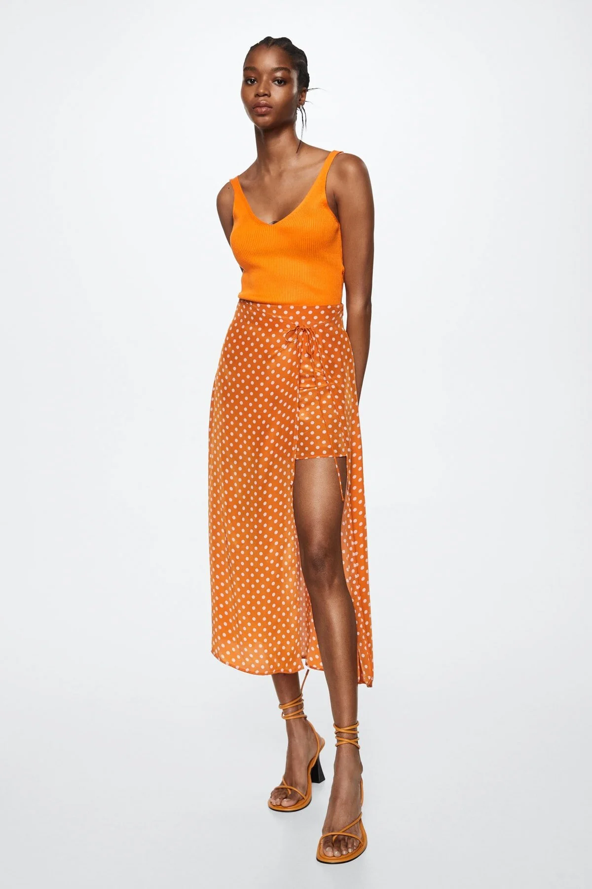 MANGO  Brauner Damenrock 37010424