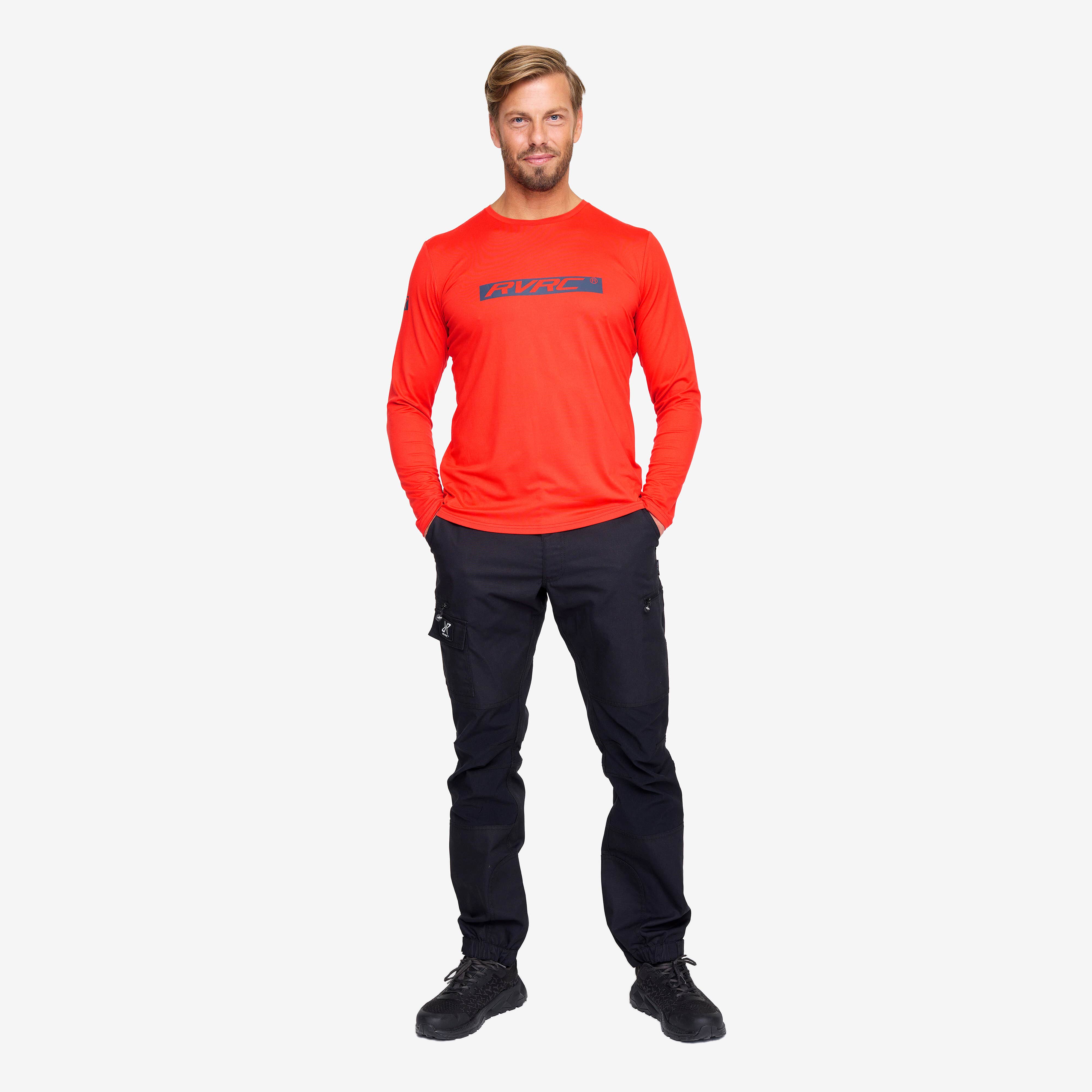 Backpacker LS Tee Homme Lava