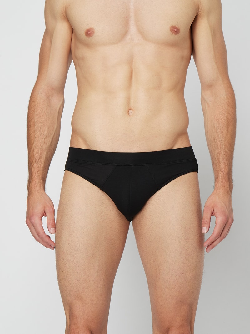 Slip im 3er-Pack in schwarz