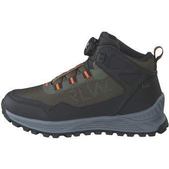 Run Lifewear Schnür Boots in grün