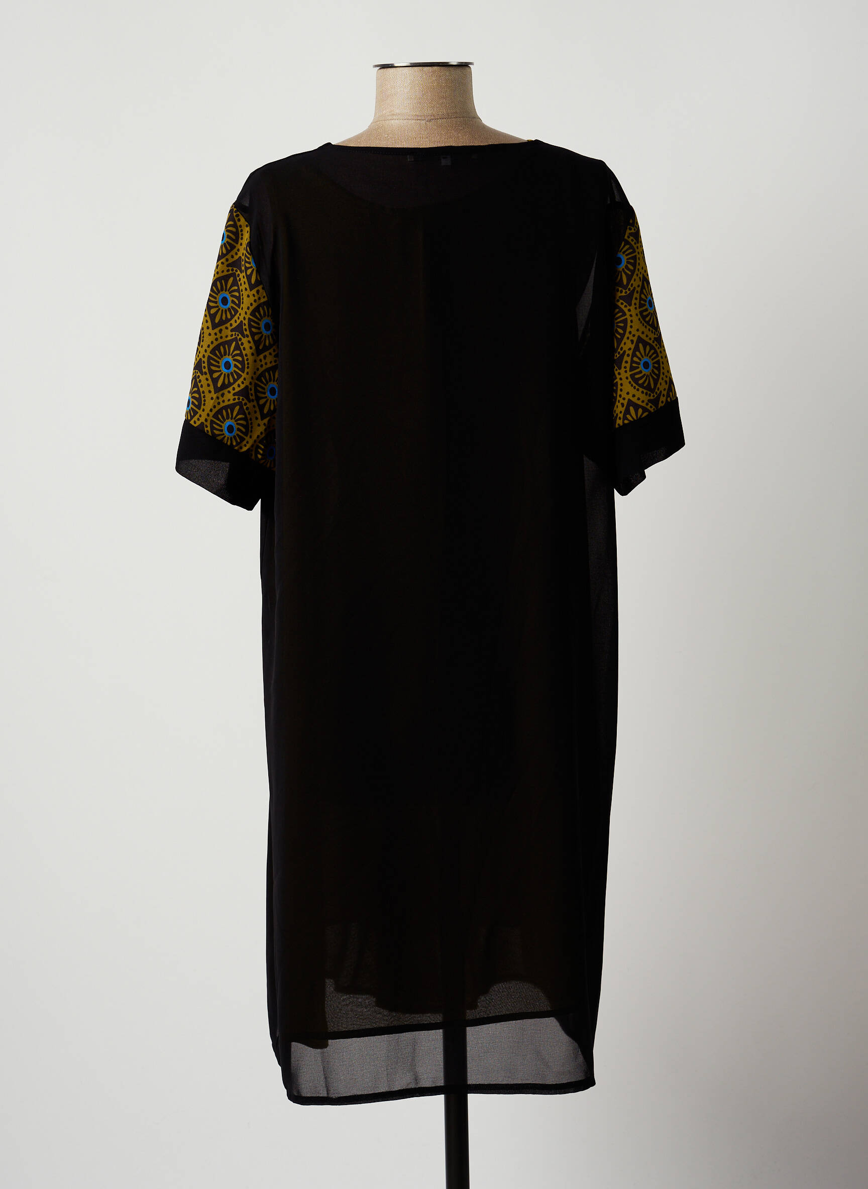 Franck Anna Tuniquemanchecourte Femme couleur noir