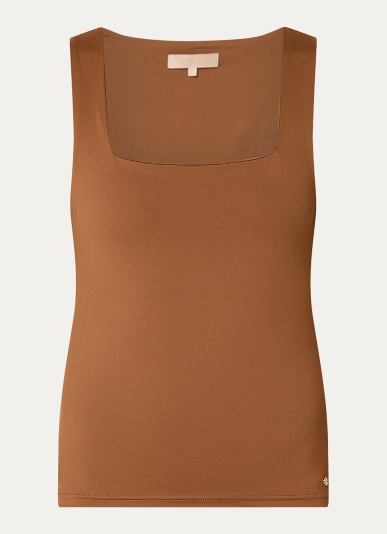 JOSH V  Linde tanktop met stretch