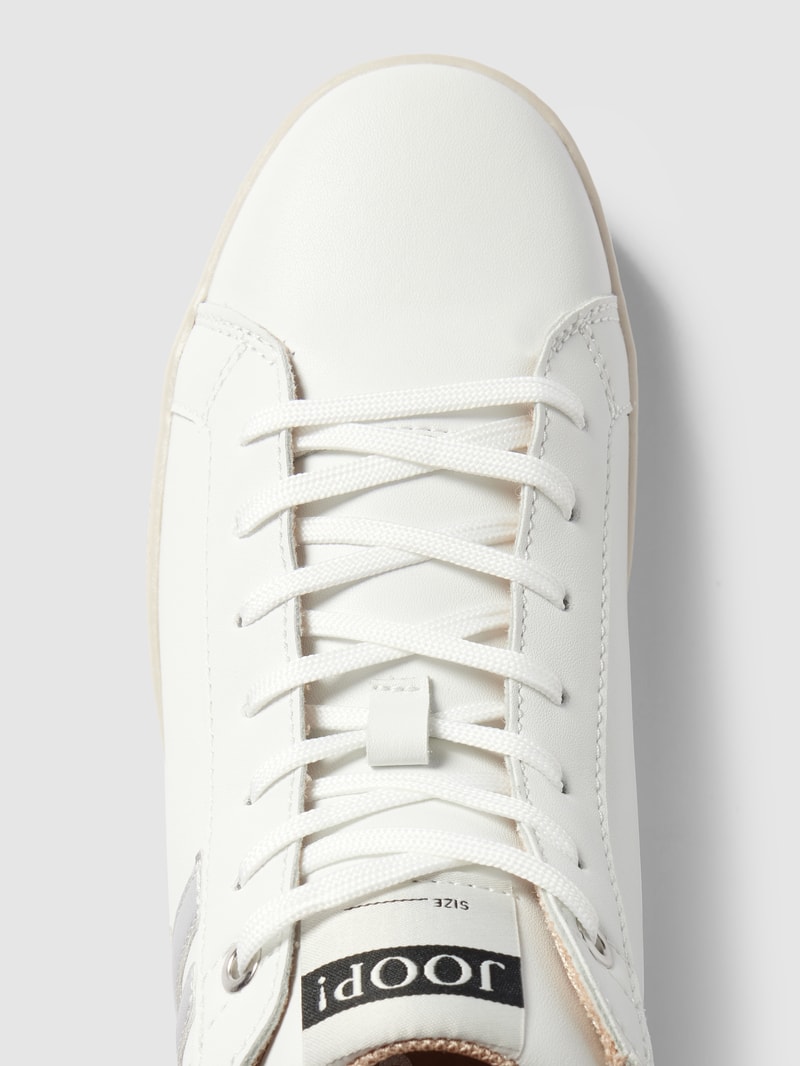 High Top Sneaker mit Label-Detail Modell 'juno strada' in weiß