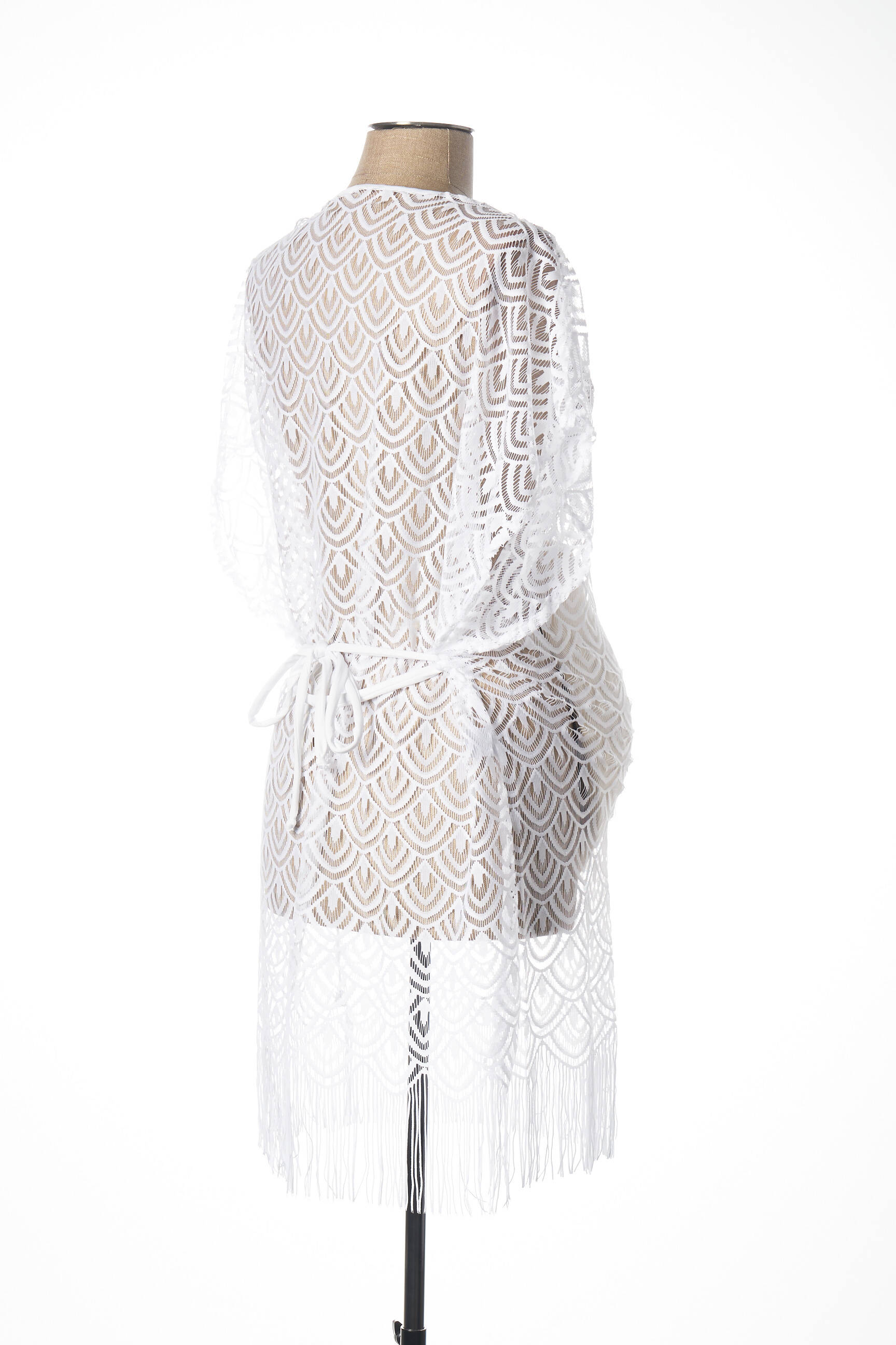 Cache Coeur Robes Maternite Femme couleur blanc