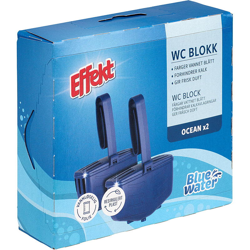 Effekt WC-blokk 2-pk, Blue Water, Ocean, Effekt