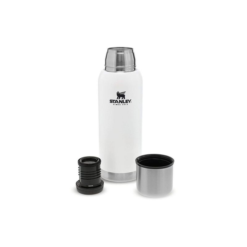 Stanley Thermoflasche, Adventure Edelstahl-Vakuumflasche 1.1qt \/ 1l Polar