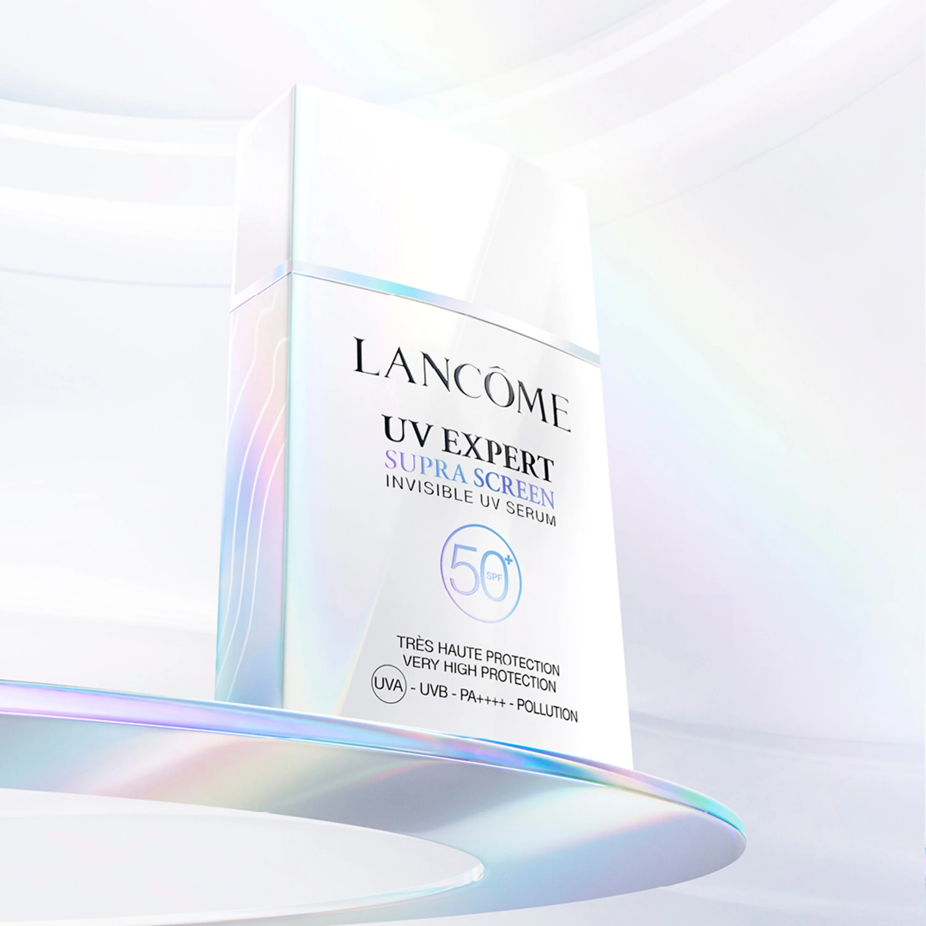 UV Expert Supra Screen Invisible UV Serum SPF50+ - Augstas aizsardzības sejas saules aizsargkrēms, Dienas krēms pret grumbām, Serums pret grumbām sejai, Dienas krēms ar globālu efektu, Aizsargājošas procedūras, Serums pret plankumiem sejai