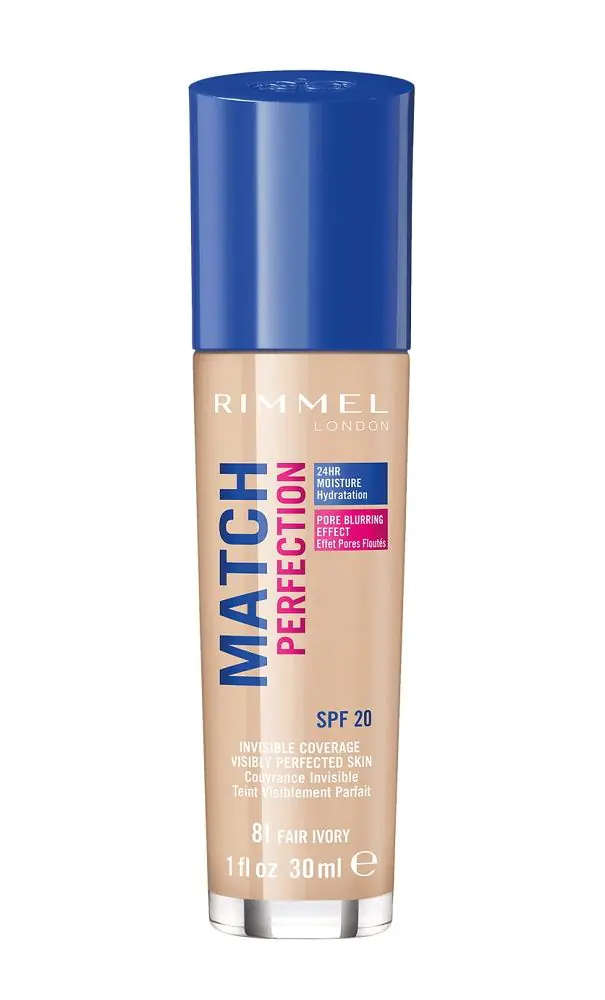 Rimmel Match Perfection tekući puder, 081