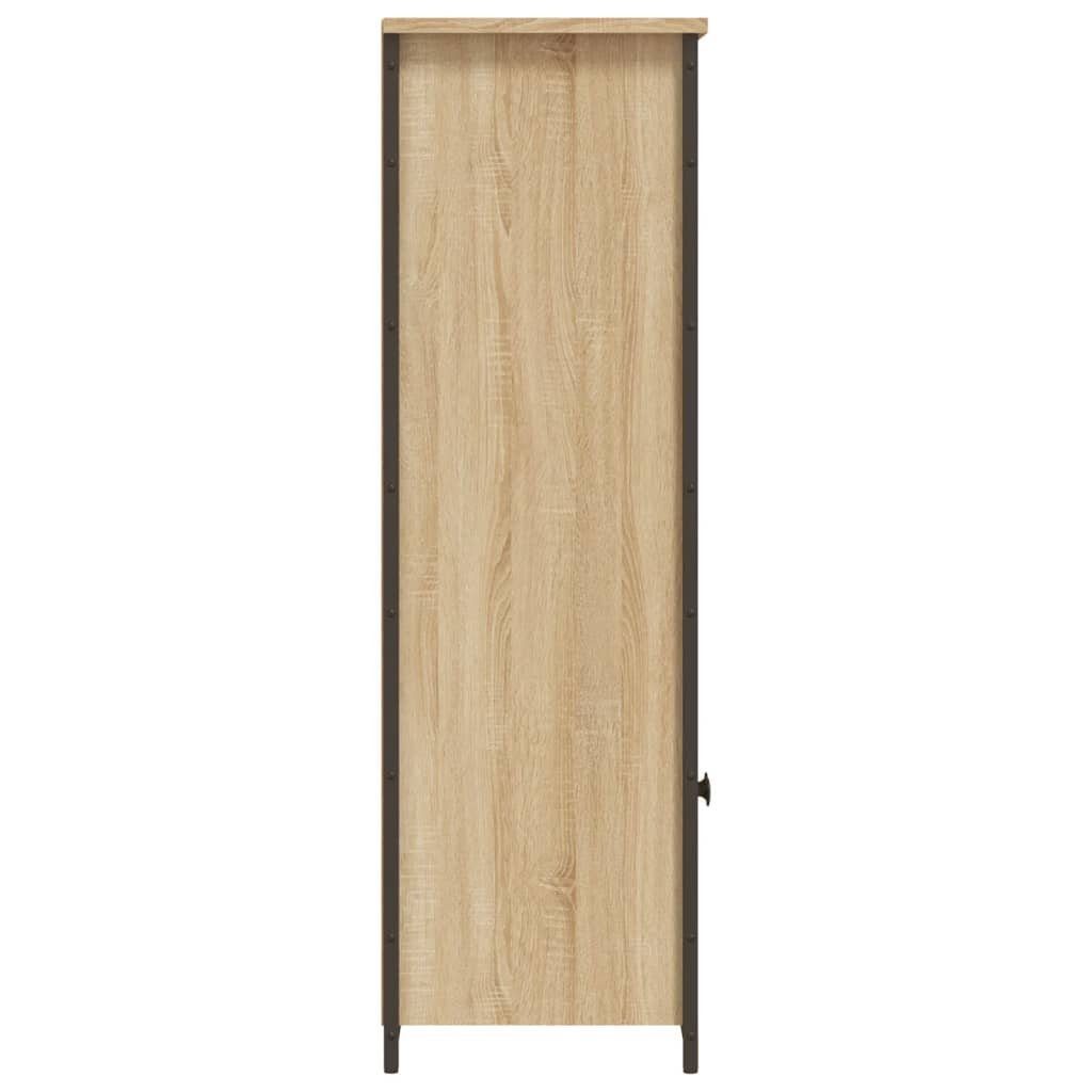 vidaXL Anrichte Highboard Sonoma-Eiche 62x32x103,5 cm Holzwerkstoff