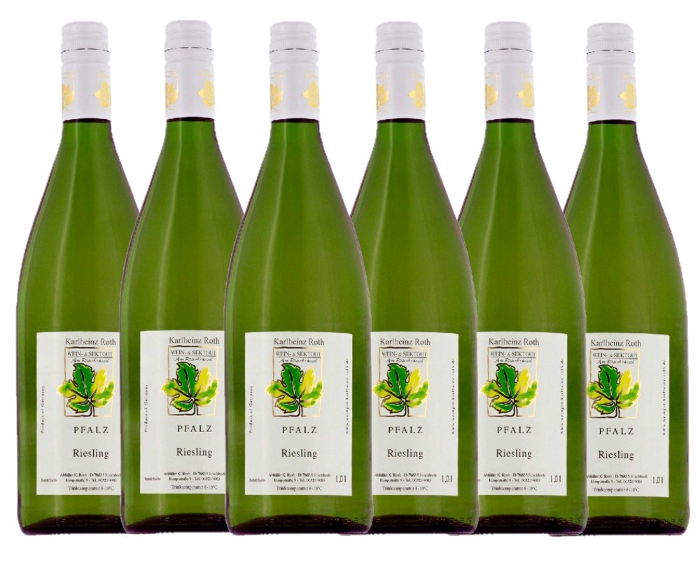Wein- & Sektgut Karlheinz Roth Weingut Karlheinz Roth Riesling QbA 2023 - 6er Karton
