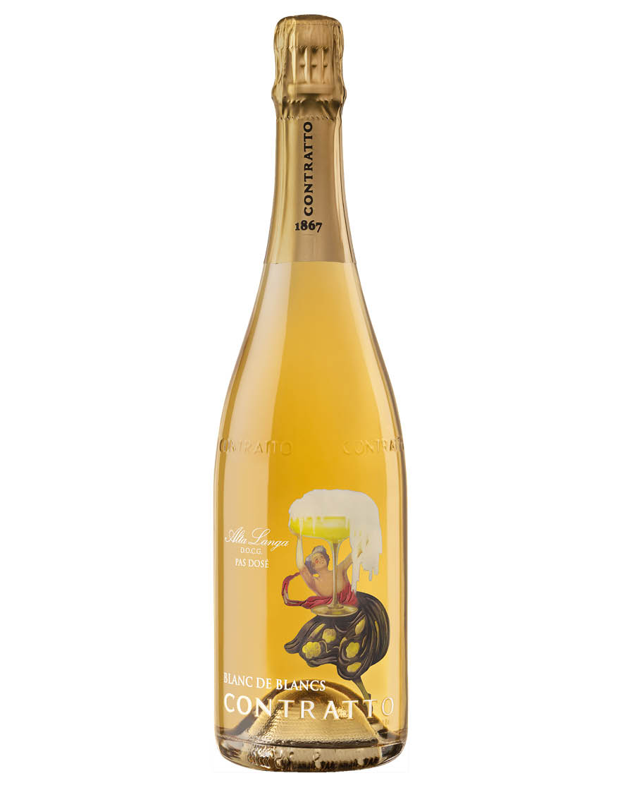 Alta Langa DOCG Pas Dosé Blanc de Blancs 2018 Contratto 0,75 ℓ