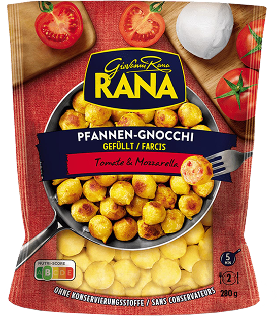 Giovanni Rana Gefüllte Pfannen-Gnocchi Tomate & Mozzarella