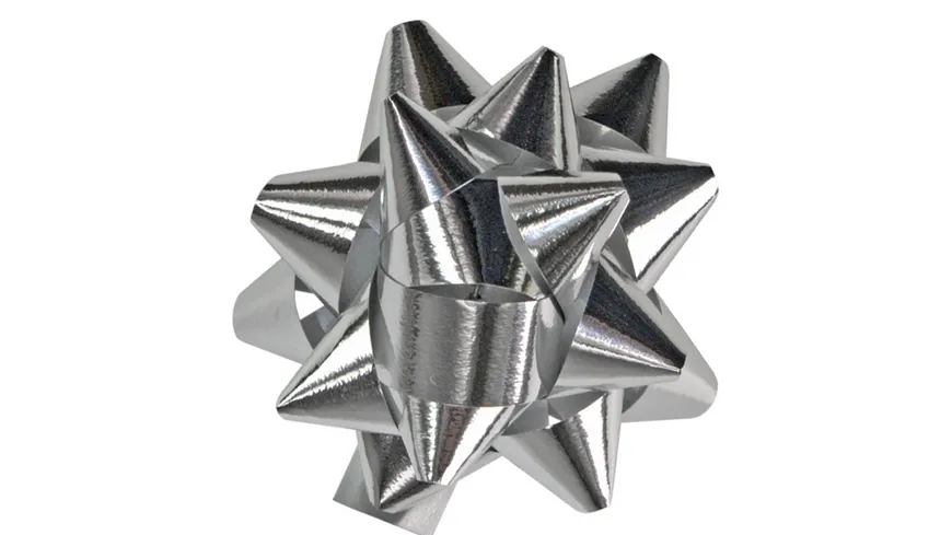 PRÄSENT Polybandrosette silber-metallic