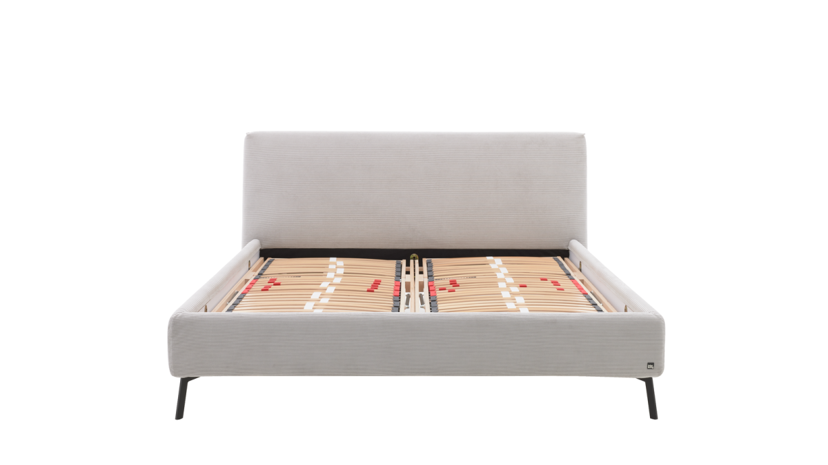 Interliving Bett 1417 Feincord Silver 180 x 200 cm