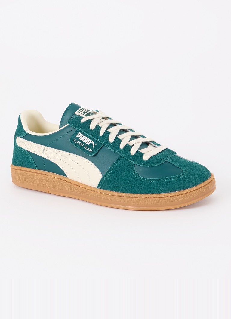 Puma Super Team patike od brušene kože s kožnim detaljima