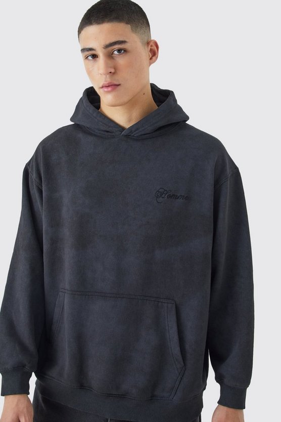 Bestickter Oversize Hoodie