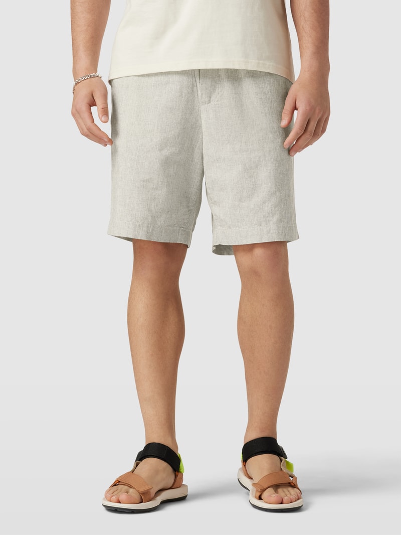 Bermudas mit elastischem Bund in olivgrün