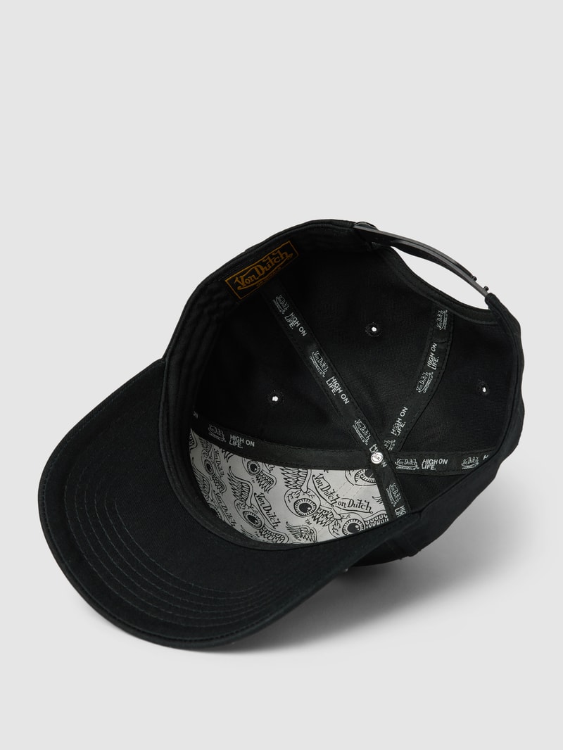 Basecap mit Label-Patch Modell 'DENVER' in schwarz