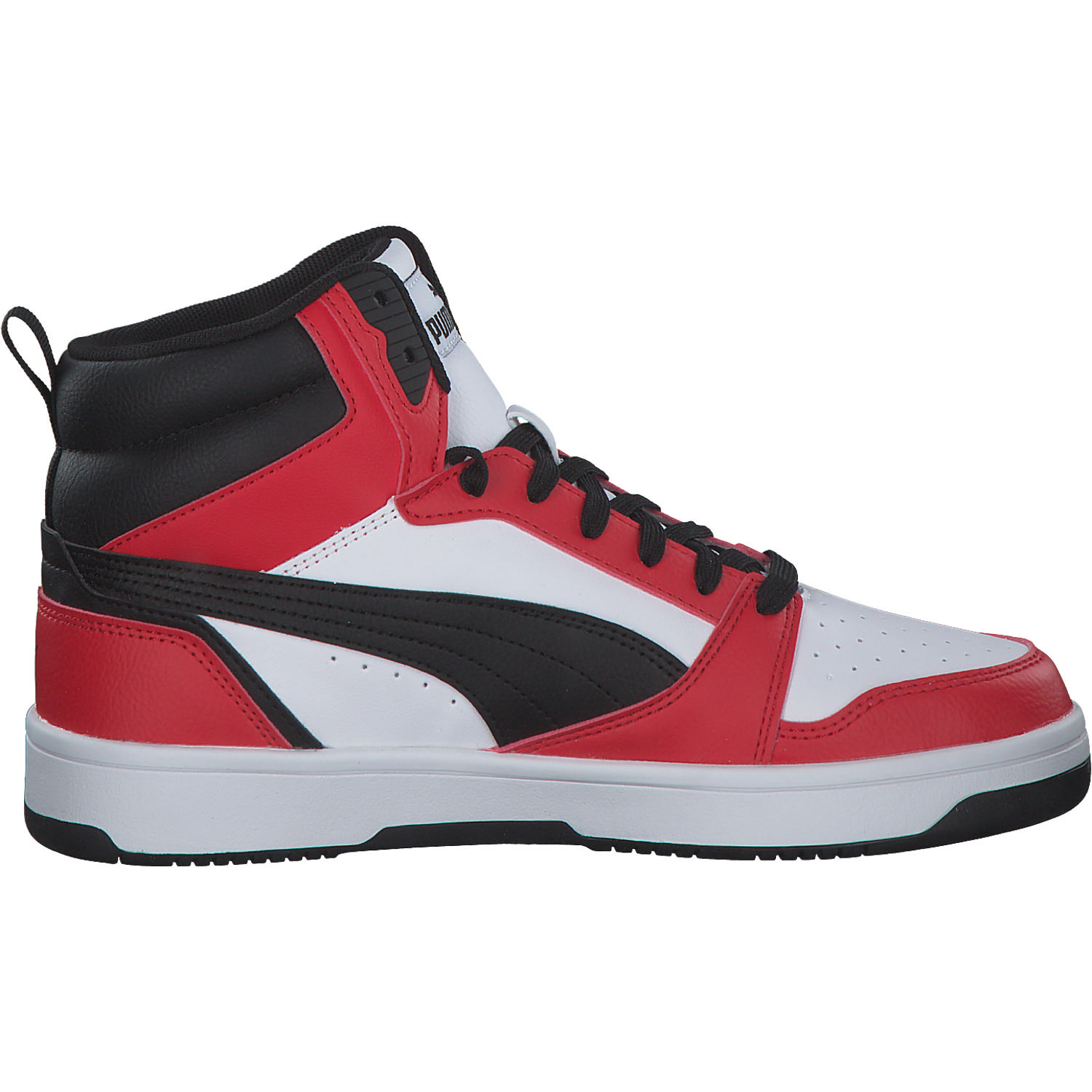 Puma Rebound v6 Mid Jr. 393831, Stiefel, Rot