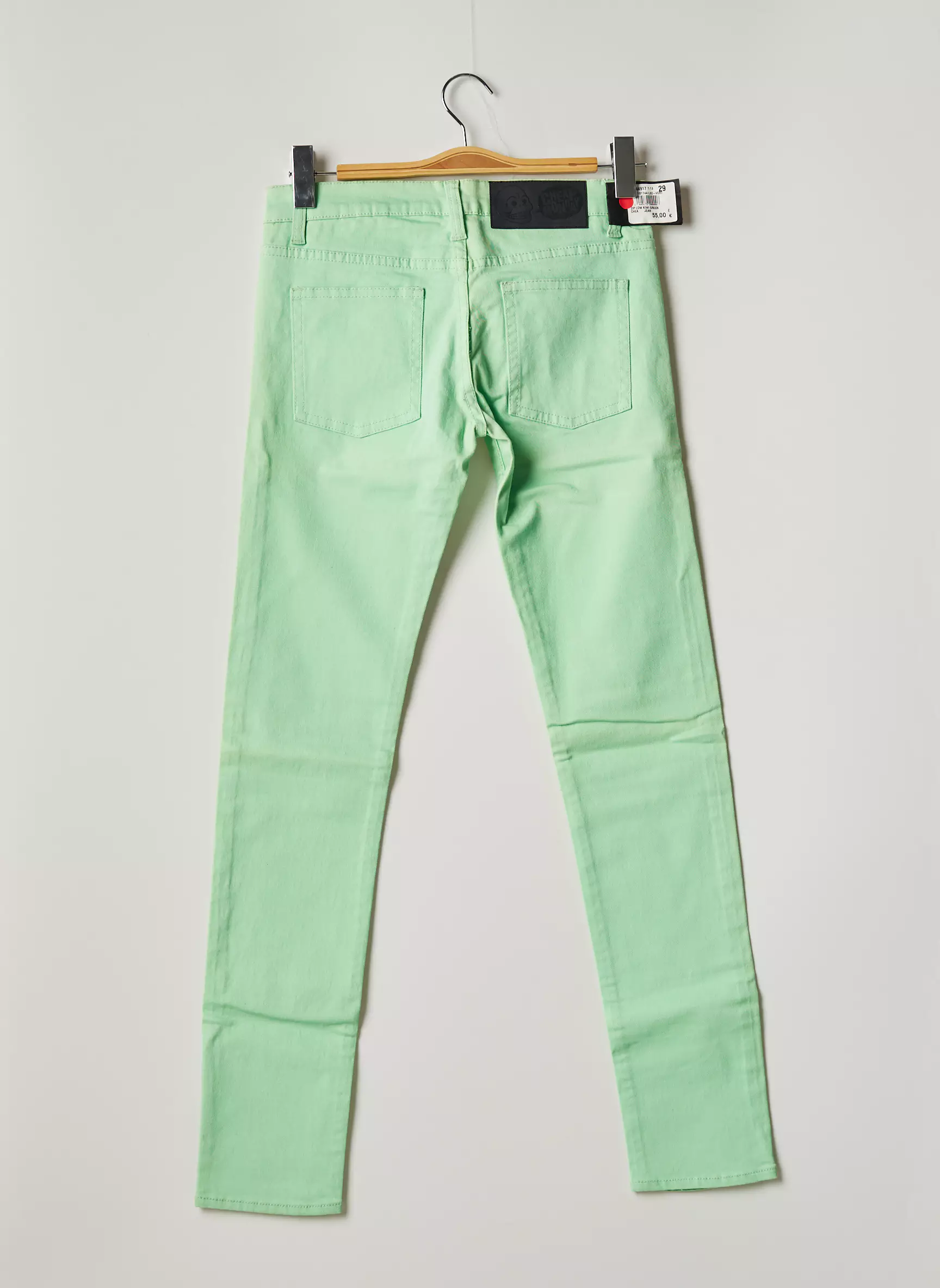 Cheap Monday Pantalons Slim Femme couleur vert