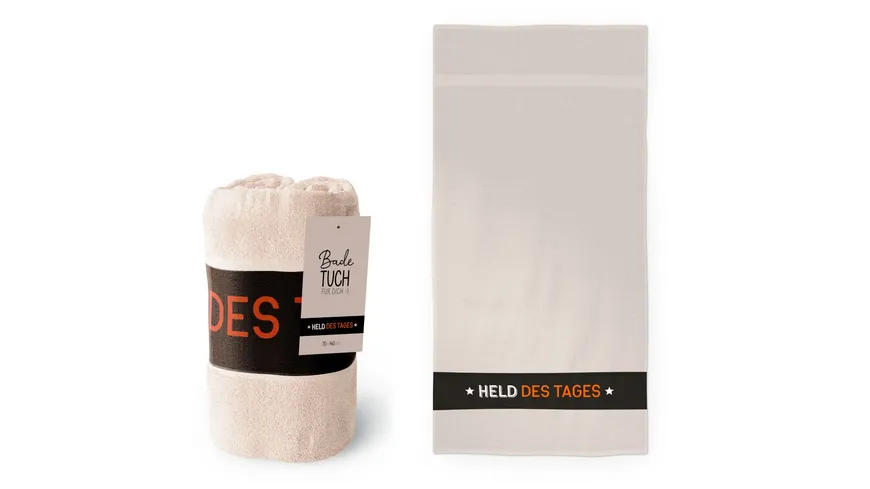 Geschenk für Dich Badetuch Held