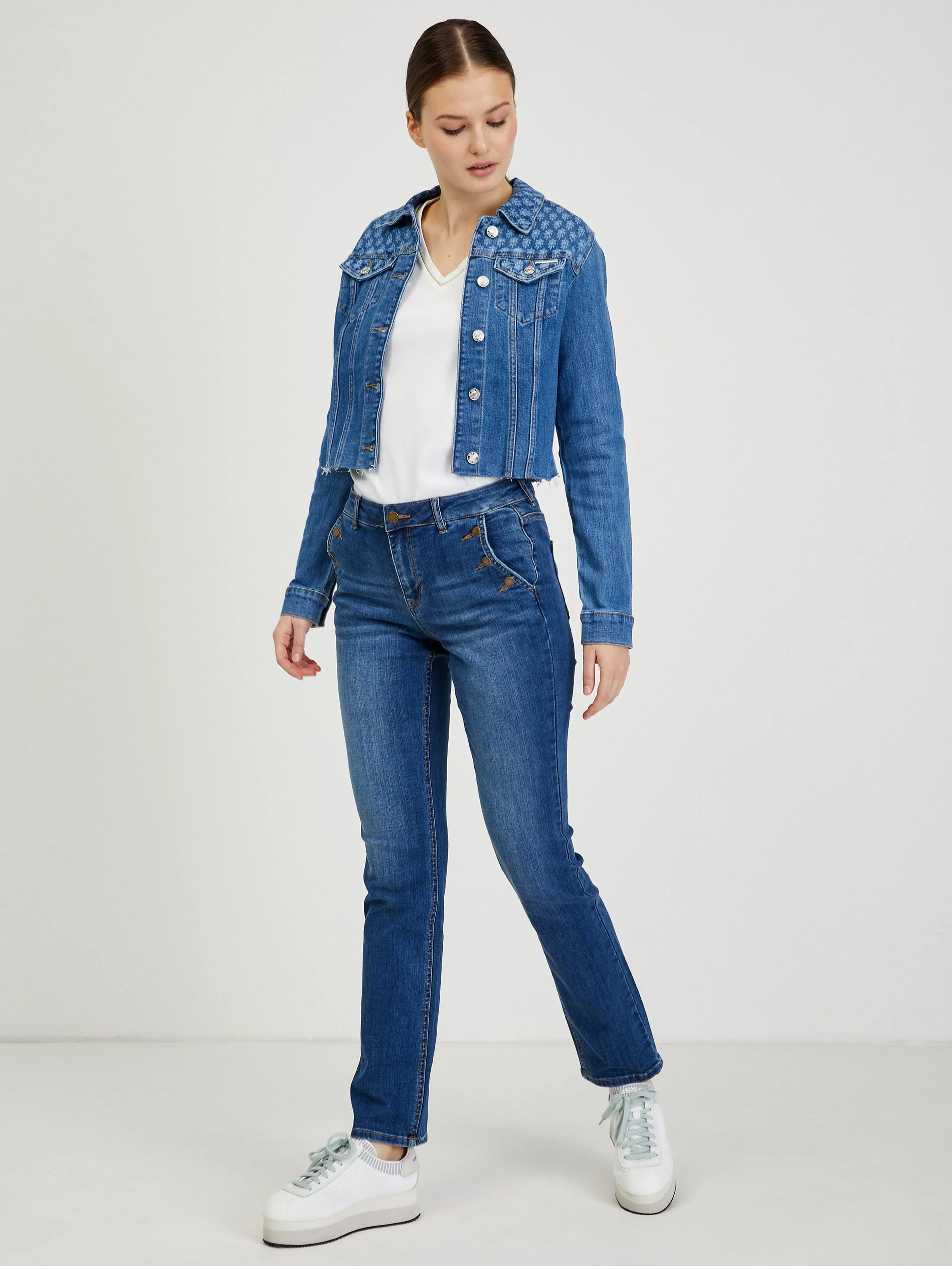 Blaue Damen Jeansjacke ORSAY