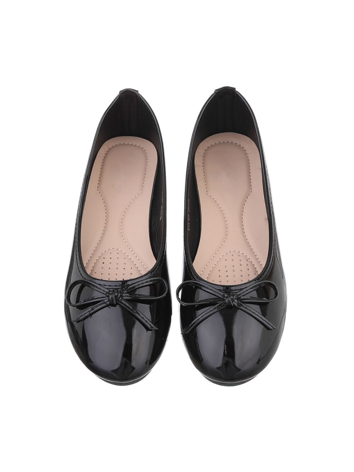 Ital-Design Ballerina in Schwarz günstig kaufen