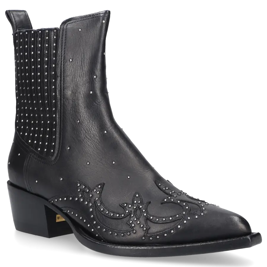 Golden Goose - Damenschuhe BEATLES CON INTARSIO Nappaleder - schwarz