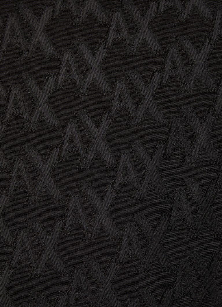 Armani Exchange Blouson windbreaker with hood and logo print
