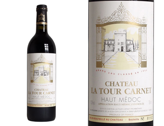 Château la Tour Carnet Rouge 2005, Quatrième Cru Classé En 1855 Bordeaux Haut-Médoc