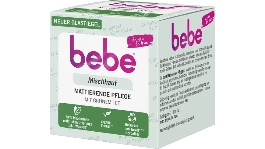 bebe mattierende Pflege Gesichtscreme 50 ml