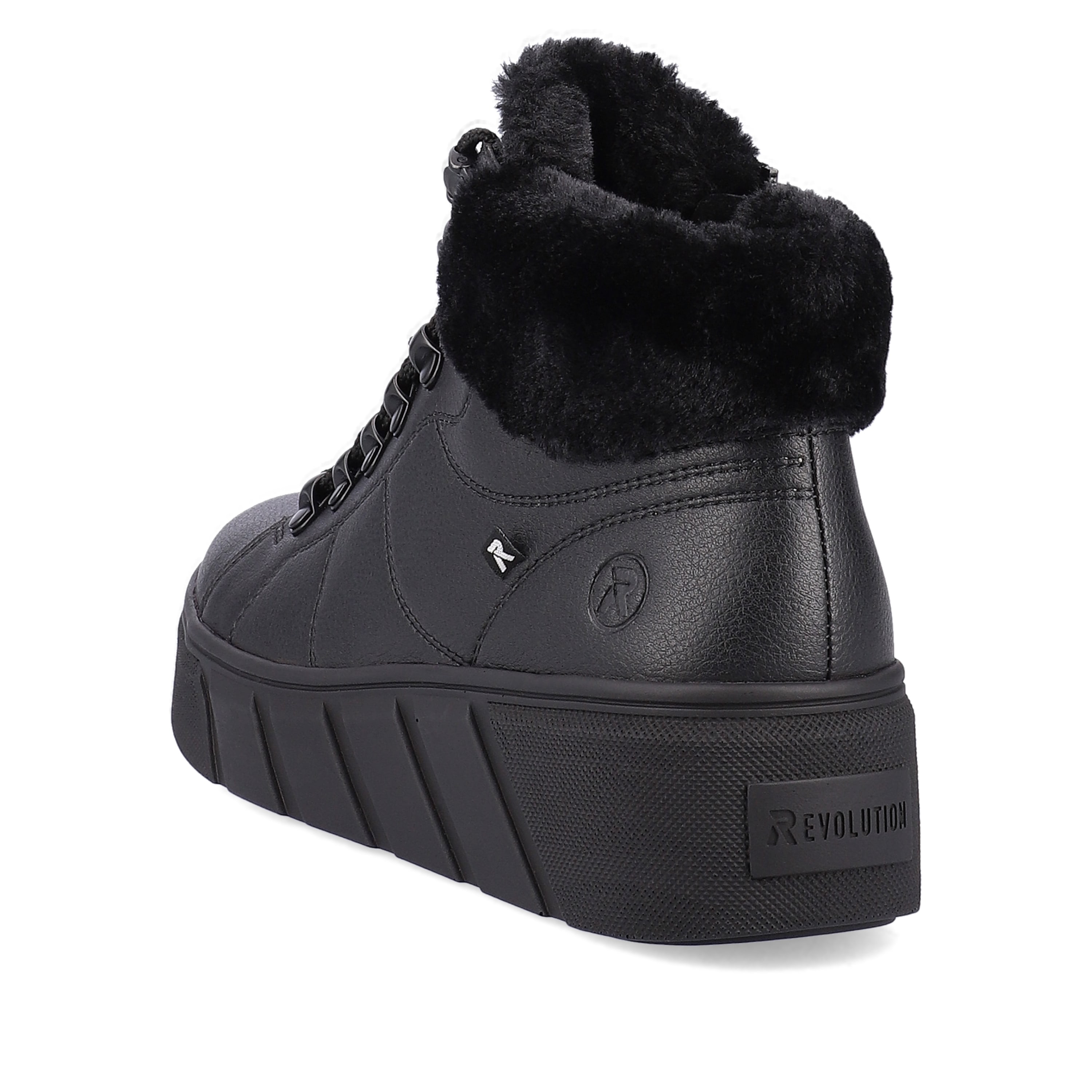 Rieker Damen Sneaker High deep black