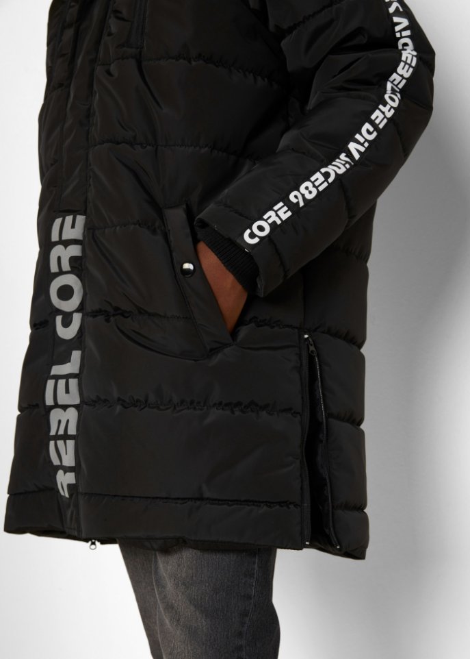 Jungen Winterparka mit Kapuze