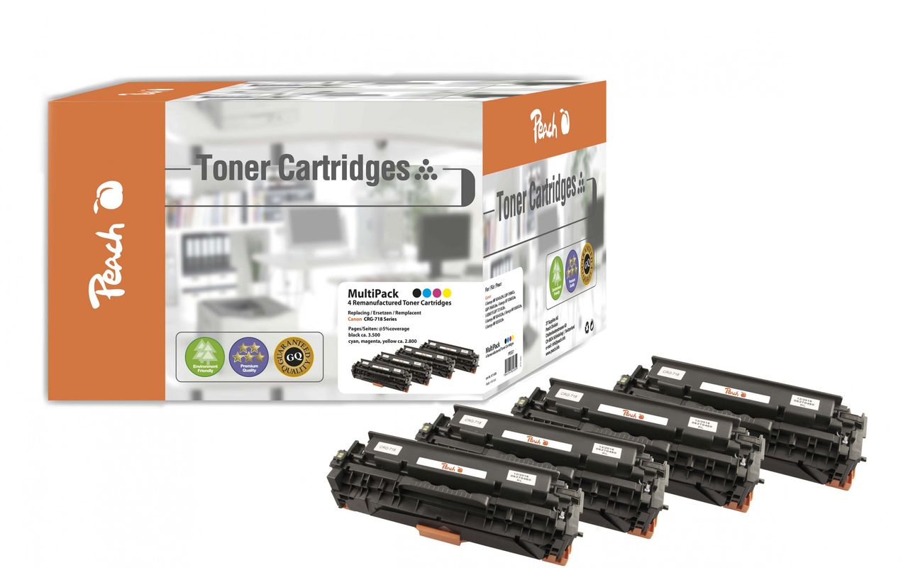 Peach Spar Pack Tonermodule ersetzt Canon No. 718