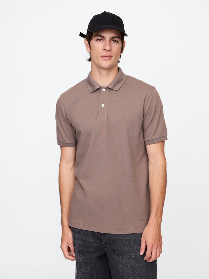 GAP Poloshirt in Hellblraun günstig kaufen