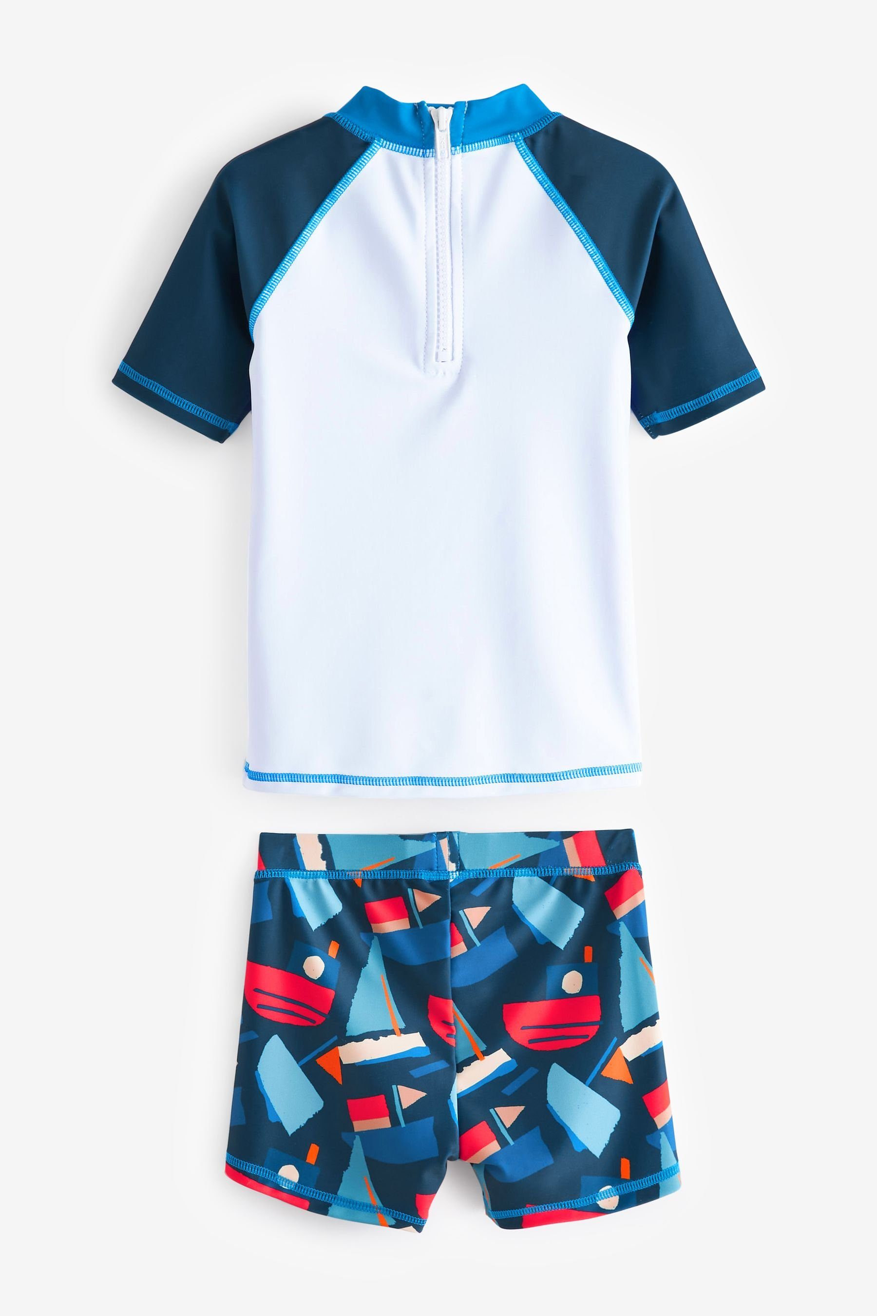 Next Badeanzug Sonnenschutztop und Shorts im Set (2-St)