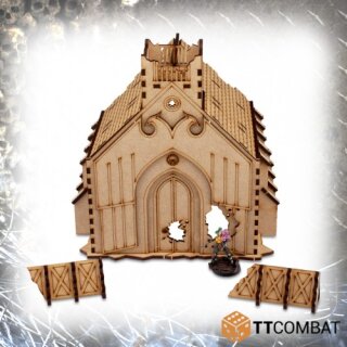 Gothic Damaged Ruined Chapel
