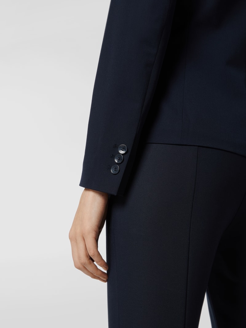 Blazer mit Leistentaschen in marineblau