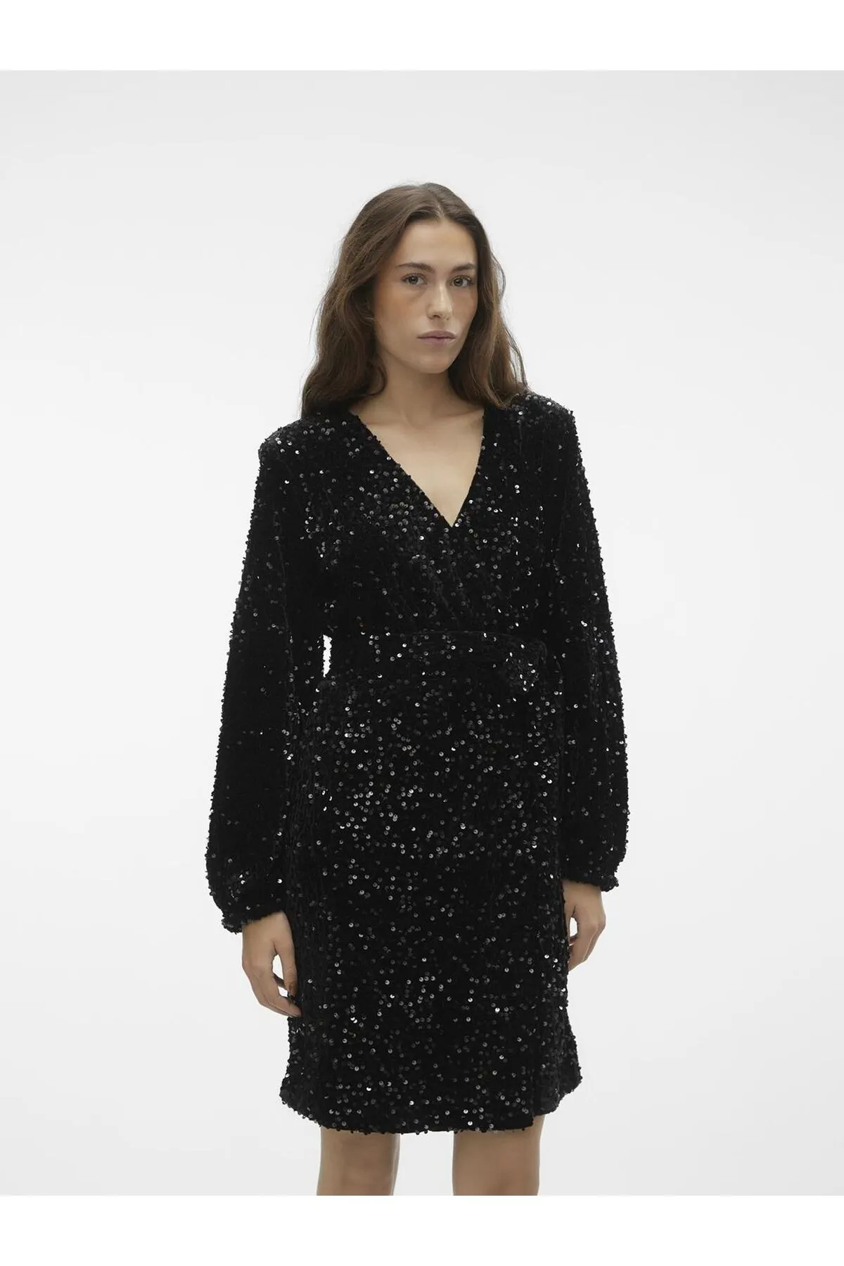 Vero Moda  Party-Kleid VMBELLA LS WRAP SHORT DRESS JRS