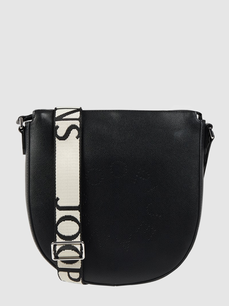 Crossbody Bag in Leder-Optik Modell 'Stella' in schwarz