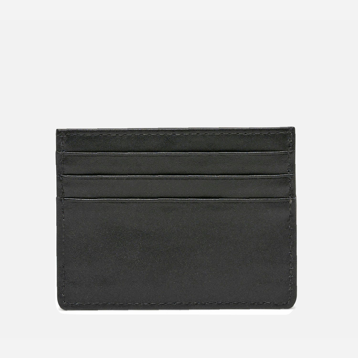 Porte-carte noir en cuir