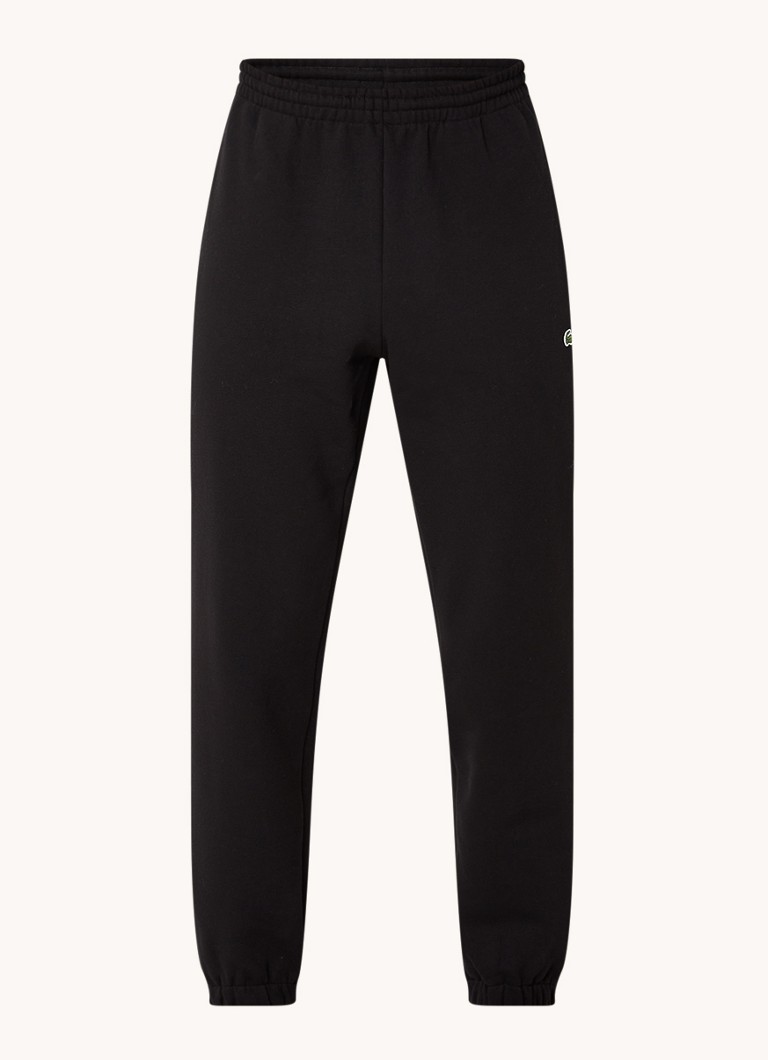 Lacoste Tapered fit joggingbroek met logobordour