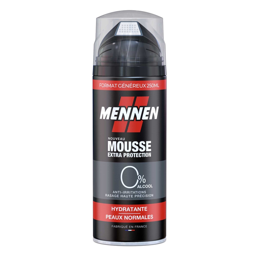 mennen Hydratante Mousse à Raser 0% Hydratante Peaux Normales Homme
