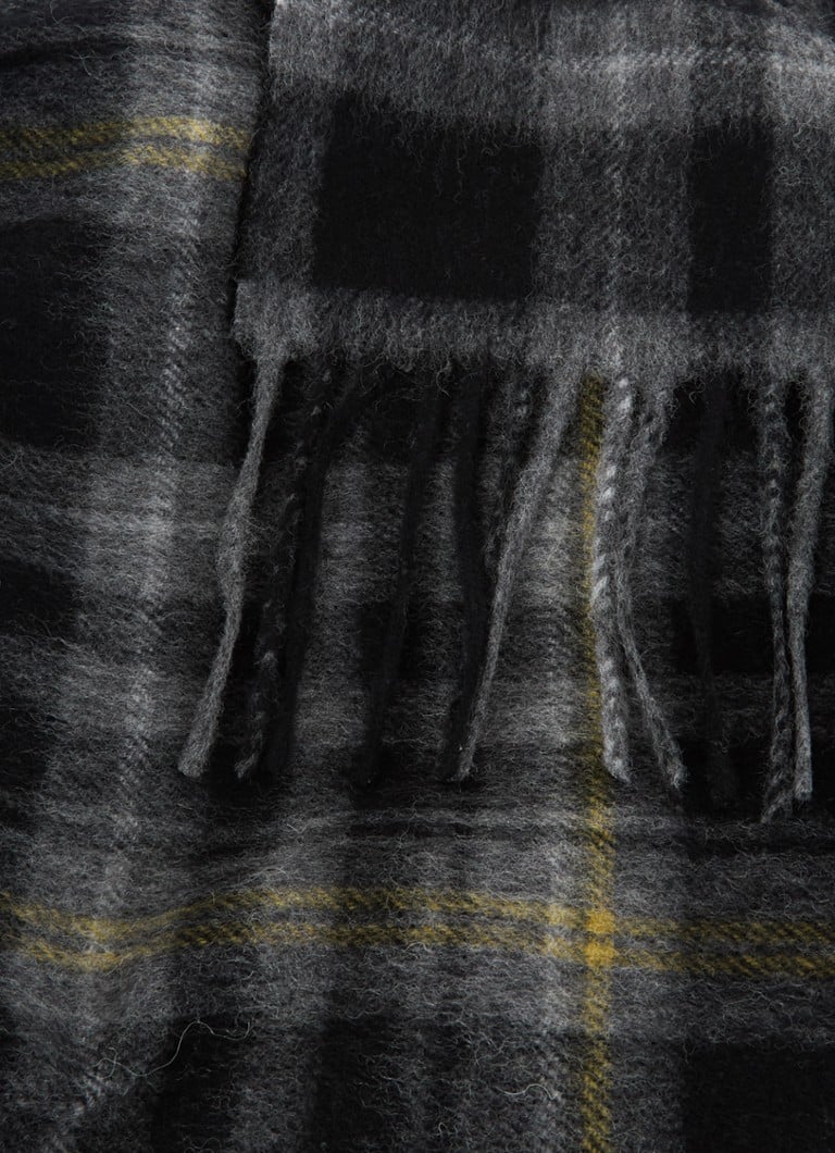 „Lyle & Scott“ kašmyro mišinio šalikas su languotu raštu, 200 x 55 cm