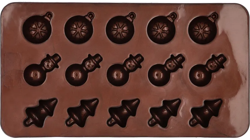 RBV BIRKMANN Silikon Pralinenform Weihnachten