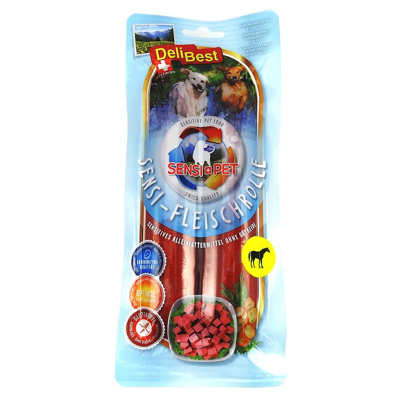 DeliBest Sensi Fleischrolle Pferd